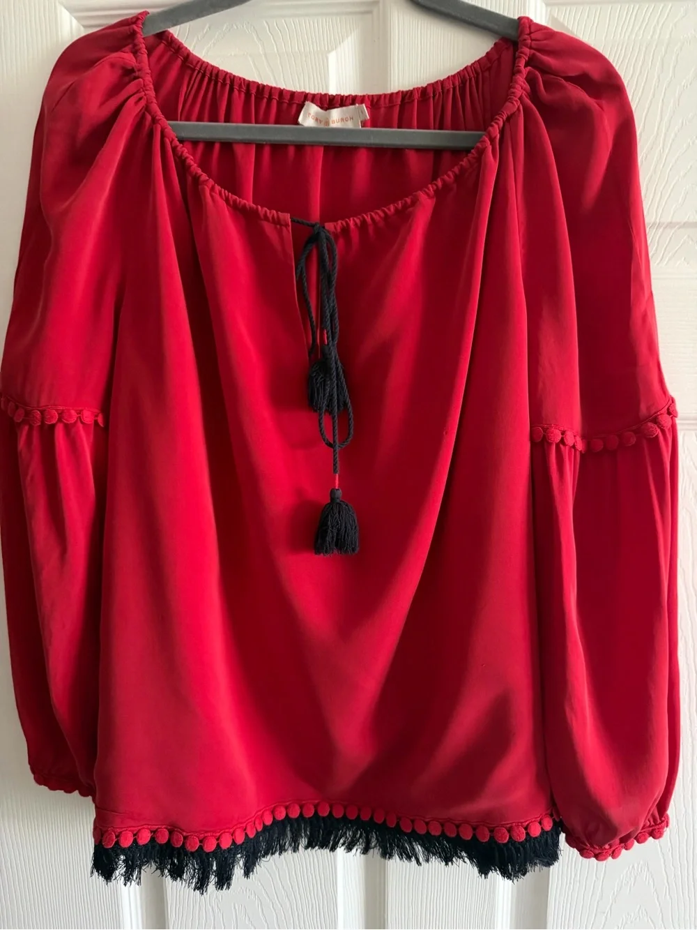 Tory Burch bright red